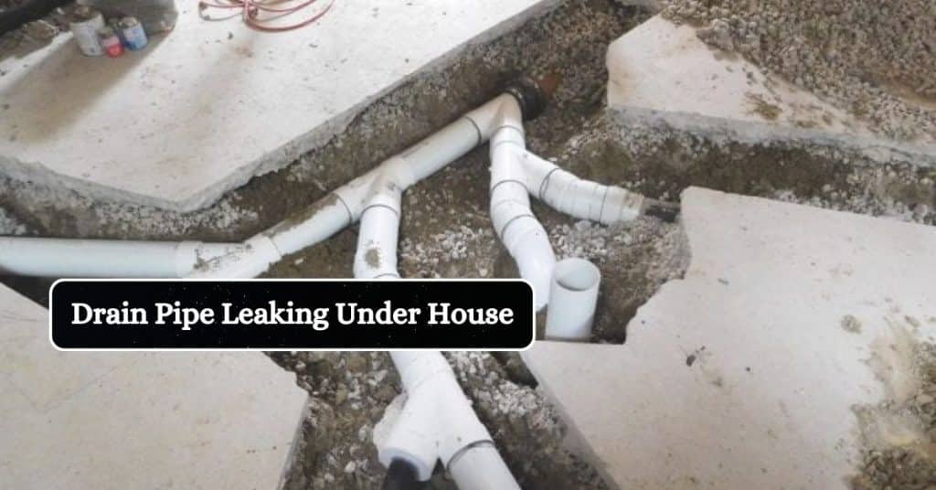Drain Pipe Leaking Under House