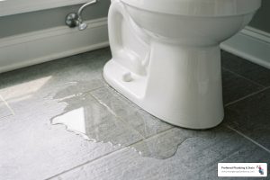 reasons toilet leaks at base